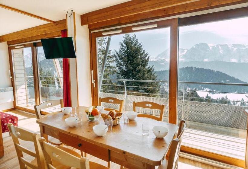 2 Bedrooms Apartment Mountain View, Résidences Les Villages Du Bachat
