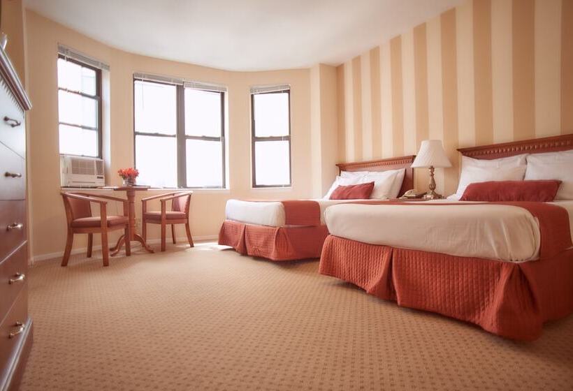 带2个双人床的标准工作室, St. James