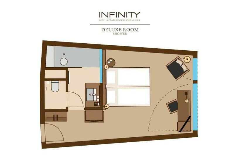 Номер Deluxe, Infinity Hotel & Conference Resort Munich