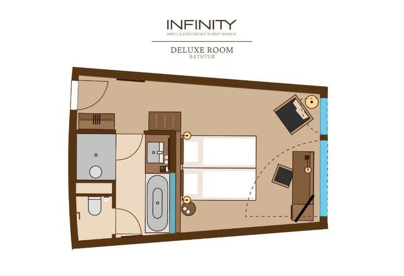 2ベッドルーム家族用アパートメント, Infinity Hotel & Conference Resort Munich