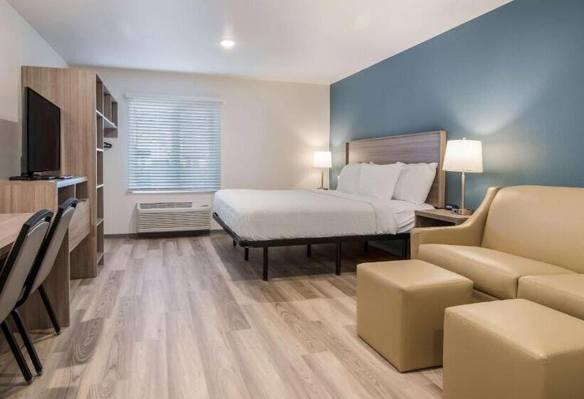 اتاق استاندارد با تخت بزرگ برای معلولان, Woodspring Suites Portland Vancouver