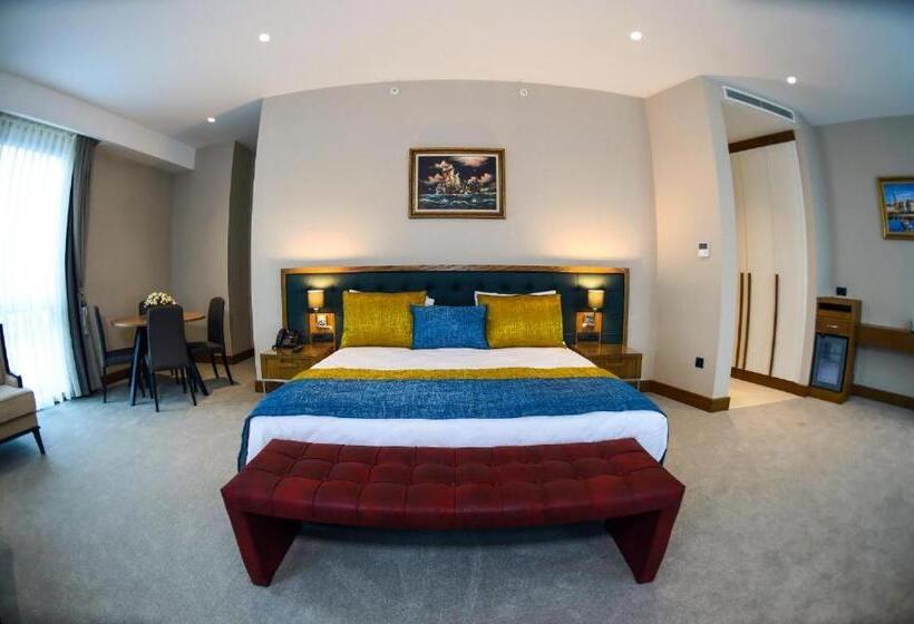 디럭스 룸 킹사이즈 침대, Cher Hotel & Spa Istanbul Taksim