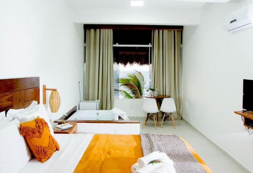 חדר דלוקס נוף לים, Villa água De Coco Preá