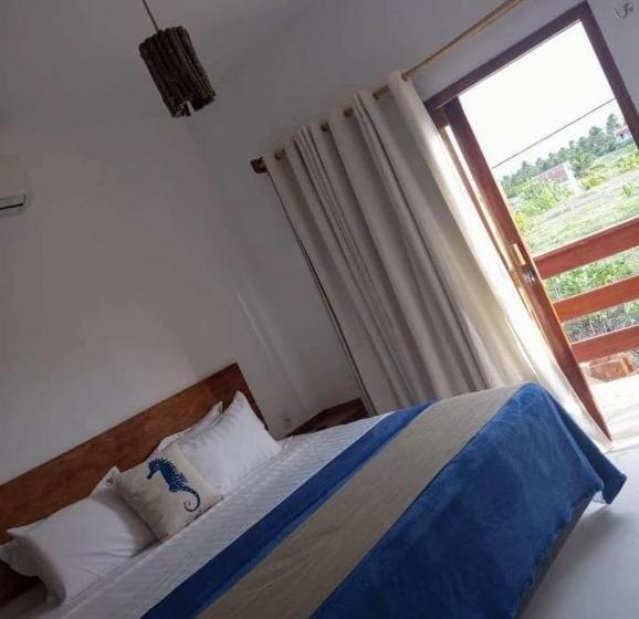 מיטת קינג בסוויטה, Villa água De Coco Preá