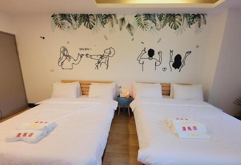 اتاق کلاسیک چهارنفره, Red Rose B&b漫楓宿民宿 桃園市民宿110號