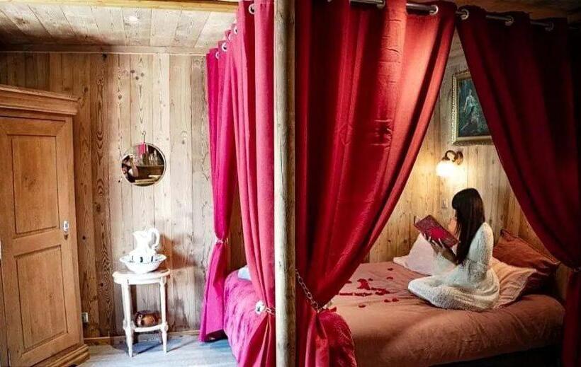 חדר סטנדרט נוף להרים, Chalet Saloon Avec Spa Privatif En Illimité