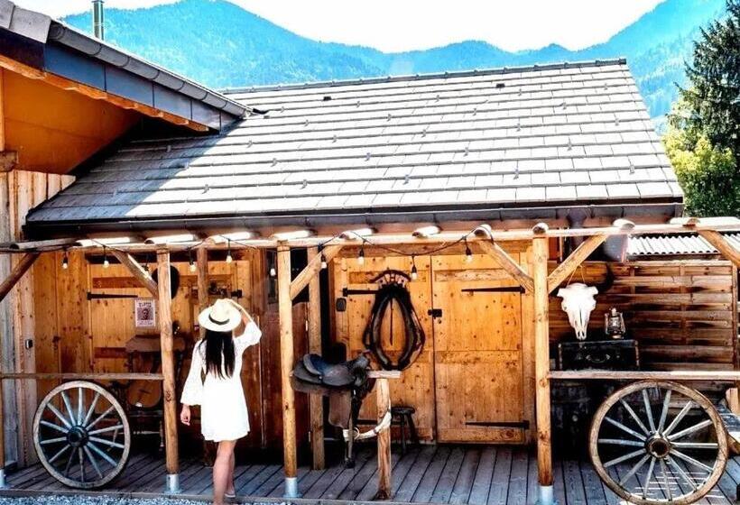 Номер Стандарт Вид на Горы, Chalet Saloon Avec Spa Privatif En Illimité