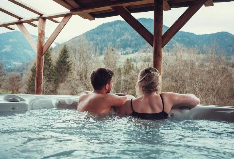 חדר סטנדרט נוף להרים, Chalet Saloon Avec Spa Privatif En Illimité