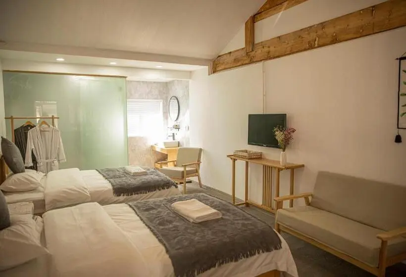 Standard-huone Puutarhanäkymä, 雪湖轻奢民宿 Snowlake Inn