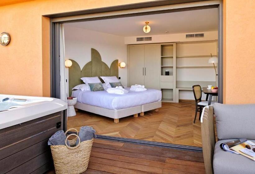 סוויטה עם ג'קוזי, Hôtel & Spa Rocabella
