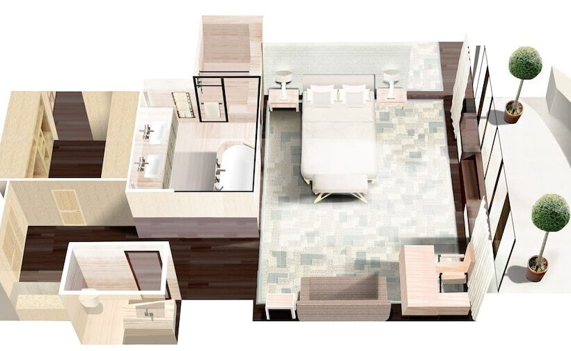 발코니 디럭스 룸, Cheval Blanc Paris & Dior Spa Cheval Blanc Paris