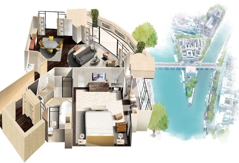 스위트, Cheval Blanc Paris & Dior Spa Cheval Blanc Paris