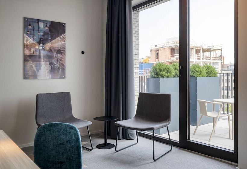 غرفة قياسية مزوَّدة بشُرفة, Citybox Antwerp