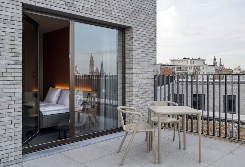 غرفة قياسية مزوَّدة بشُرفة, Citybox Antwerp