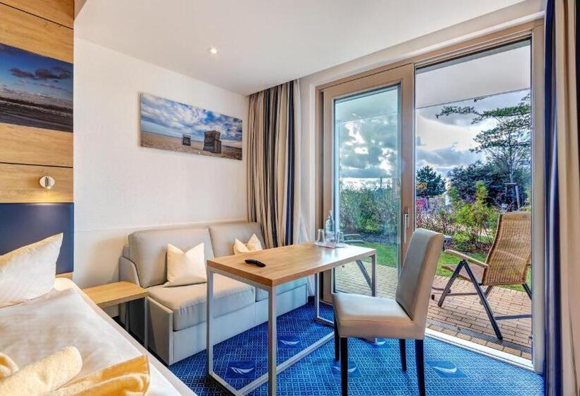 شقة غرفة واحدة مزودة بتراس, Familien Wellness Hotel Seeklause Mit Großem Abenteuerspielplatz Piraten Insel Usedom Kinder Immer A