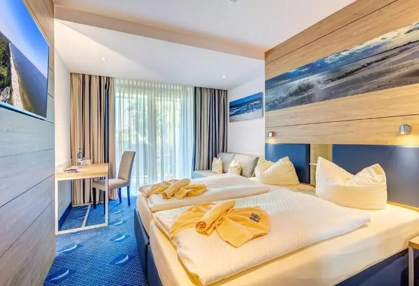 バルコニー付２ベッドルームアパートメント, Familien Wellness Hotel Seeklause Mit Großem Abenteuerspielplatz Piraten Insel Usedom Kinder Immer A