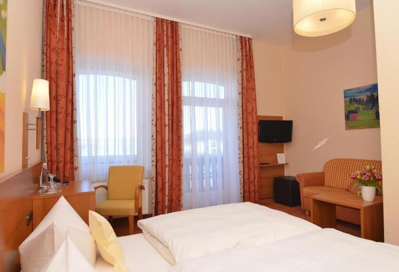 Comfort room with lake view, Seehotel Grauer Bär