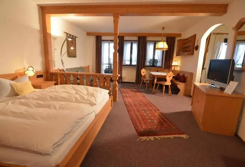 テラス付き１ベッドルームアパートメント, Seehotel Grauer Bär