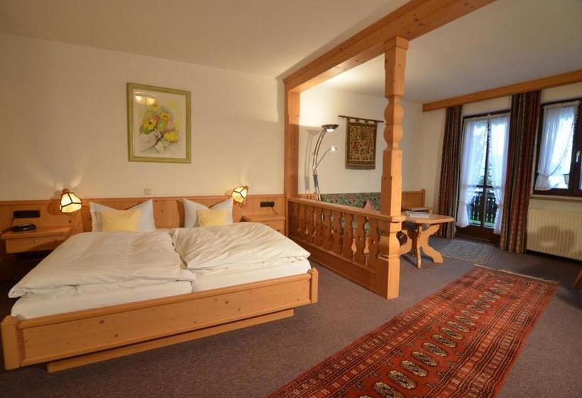 Апартаменты 1 Спальня с Террасой, Seehotel Grauer Bär