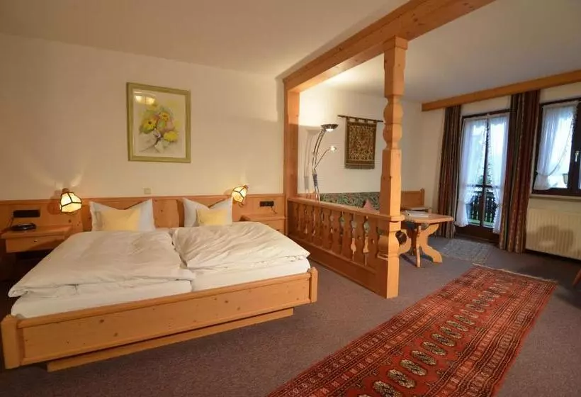 テラス付き１ベッドルームアパートメント, Seehotel Grauer Bär