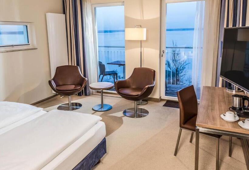 غرفة سوبيريور إطلالة على البحيرة, Seehotel Fleesensee