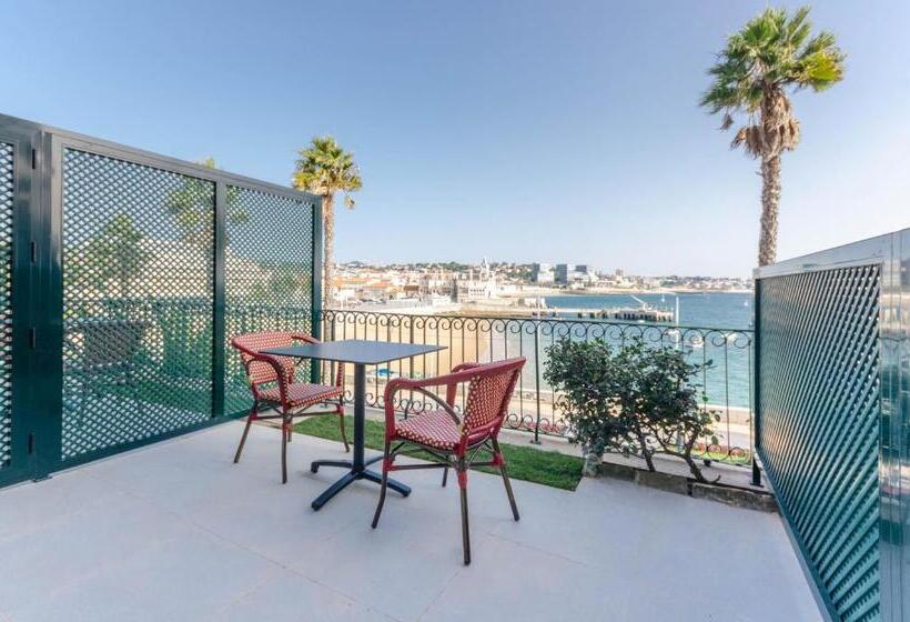 オーシャンビューデラックスルームバルコニー付き, Westlight Cascais Chalet  Adults Only