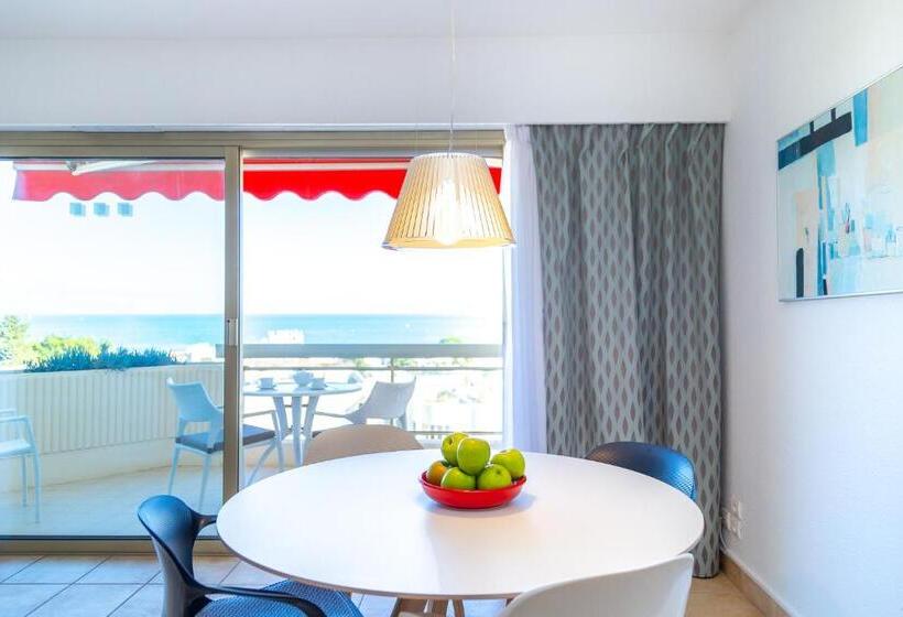 带1个卧室的带海景的公寓, Hapimag Apartments Antibes