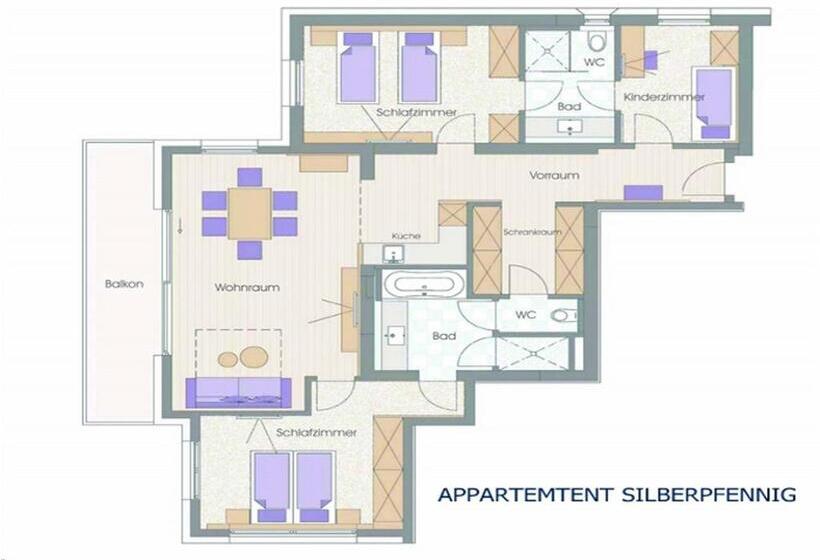 آپارتمان 3 خوابه, Sendlhofer's