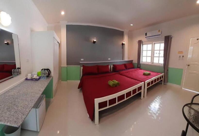 Quarto Quádruplo Estandar, Fancy Carp Resort Hua Hin