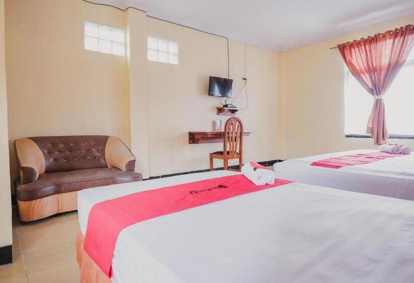 غرفة عائلية, Reddoorz Syariah Near Kebun Raya Liwa