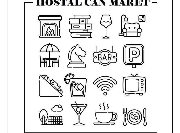 4인용 스탠다드 룸, Hostal Can Maret