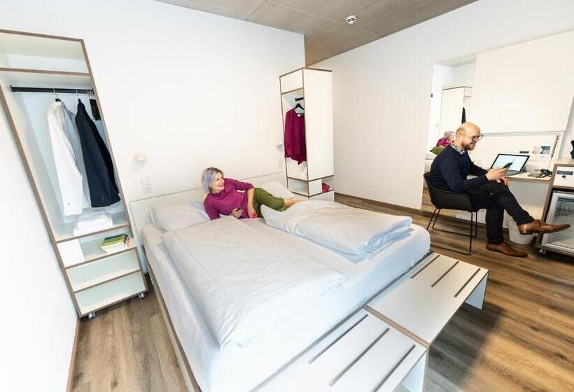 كابينة, Motel Schlafraum Schlüßlberg Contactless Check In