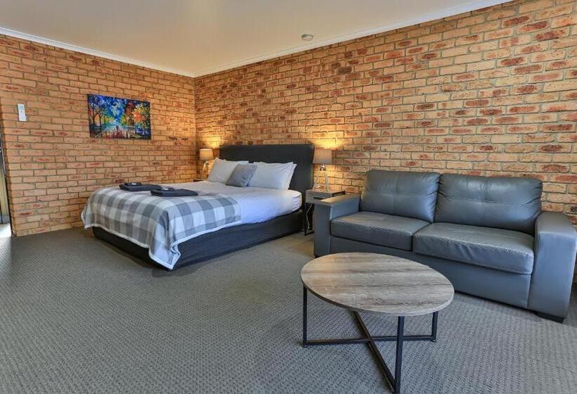 스탠다드 룸 킹사이즈 침대, Wonthaggi Motel