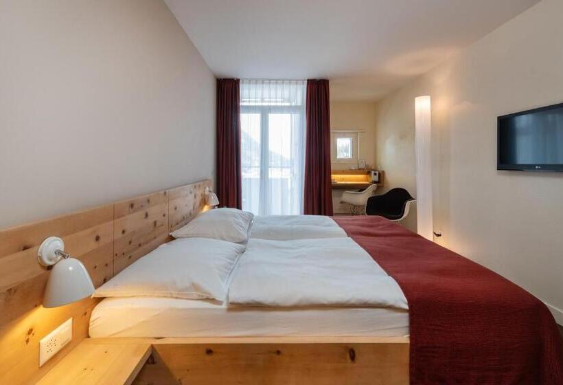 חדר סטנדרט נוף פנורמי, Schweizerhof Sils Maria