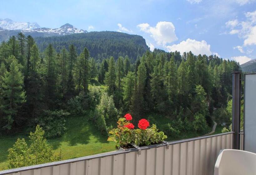 חדר סטנדרט לשלושה, Schweizerhof Sils Maria