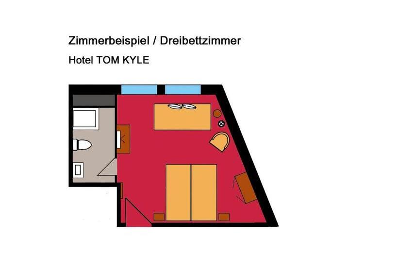 חדר סטנדרט לשלושה, Comfort Hotel Tom Kyle