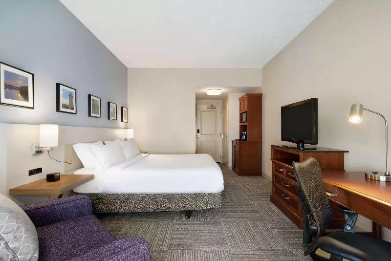 キングサイズベッドのスタンダードルーム, Hilton Garden Inn Wilkes Barre