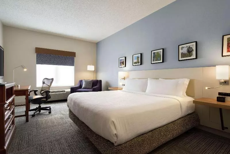 キングサイズベッドのスタンダードルーム, Hilton Garden Inn Wilkes Barre