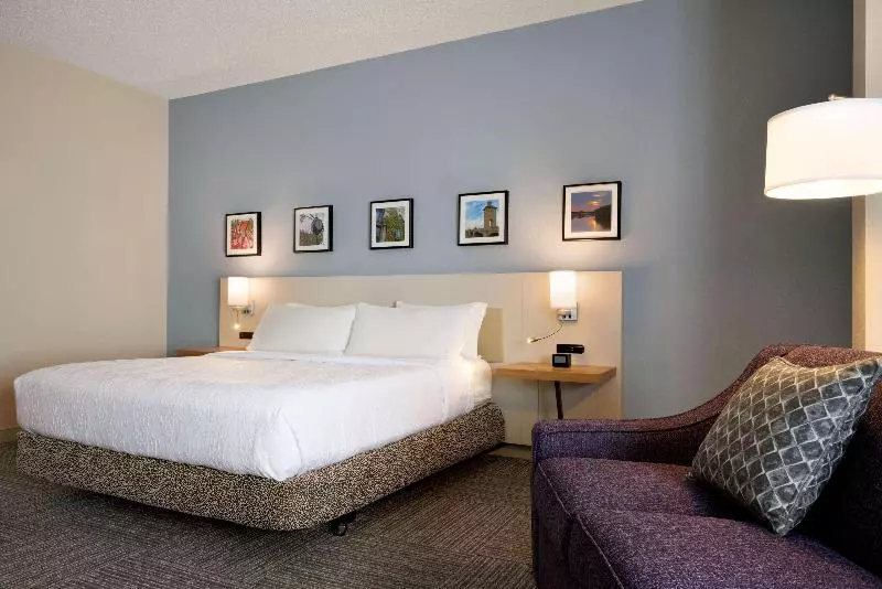 キングサイズベッドのスタンダードルーム, Hilton Garden Inn Wilkes Barre