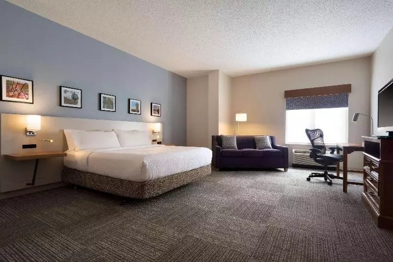 キングサイズベッドのスタンダードルーム, Hilton Garden Inn Wilkes Barre