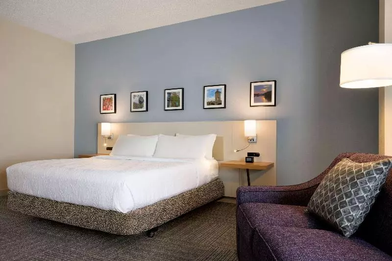 キングサイズベッドのスタンダードルーム, Hilton Garden Inn Wilkes Barre