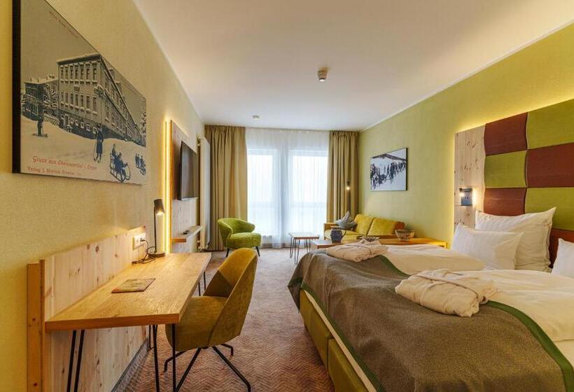 Апартаменты 1 Спальня, Rathaushotels Oberwiesenthal All Inclusive