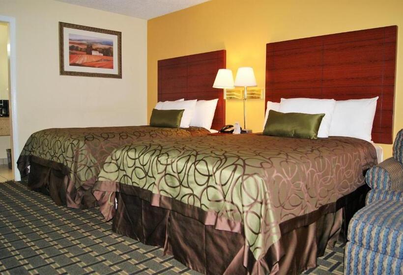 غرفه قياسيه سريرين مزدوجين, Red Carpet Inn   Natchez