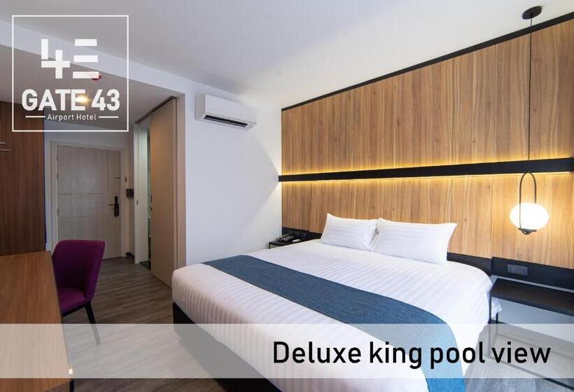 标准间带游泳池, Gate43 Airport