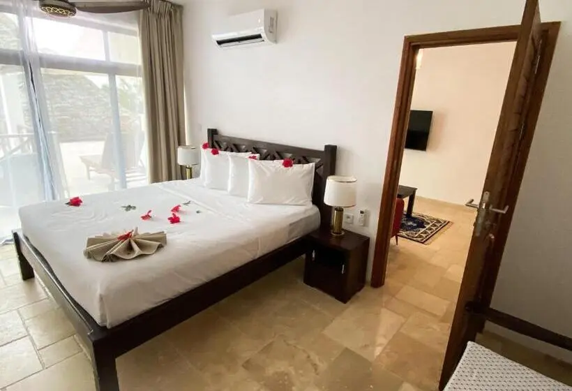 バルコニー付き1ベッドルームアパートメント, Alladin Boutique Beach Hotel And Spa Zanzibar