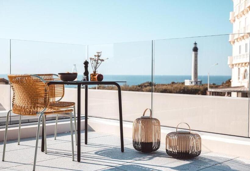 جناح ذو إطلالة جانبية على البحر, Le Garage Biarritz