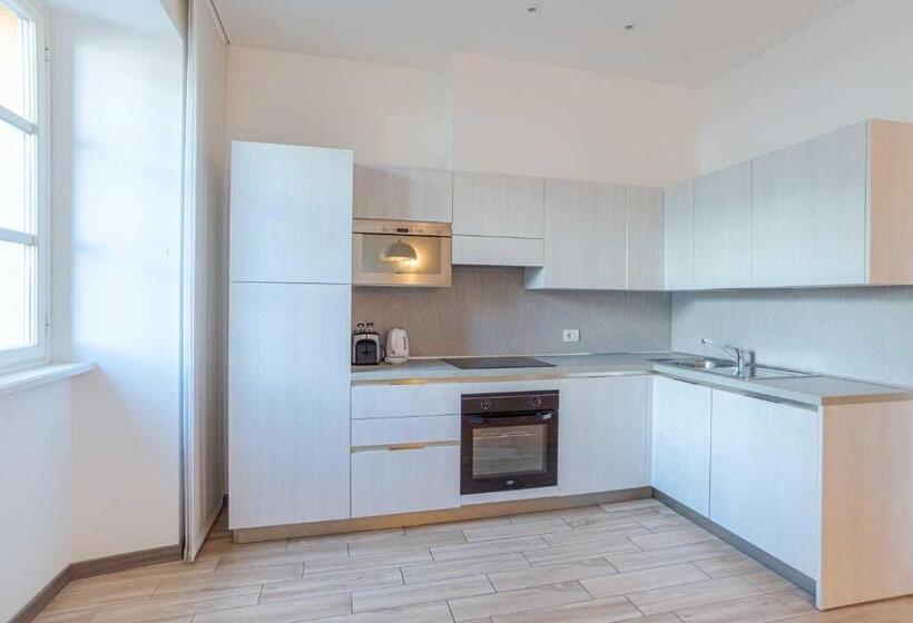 شقة غرفة واحدة مطلة على الحديقة, Maioliche Apartments Griante