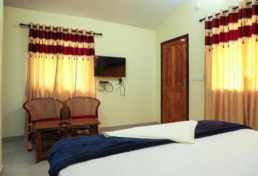 جناح مزوَّد بشرفة, Green Garden Deluxe Room