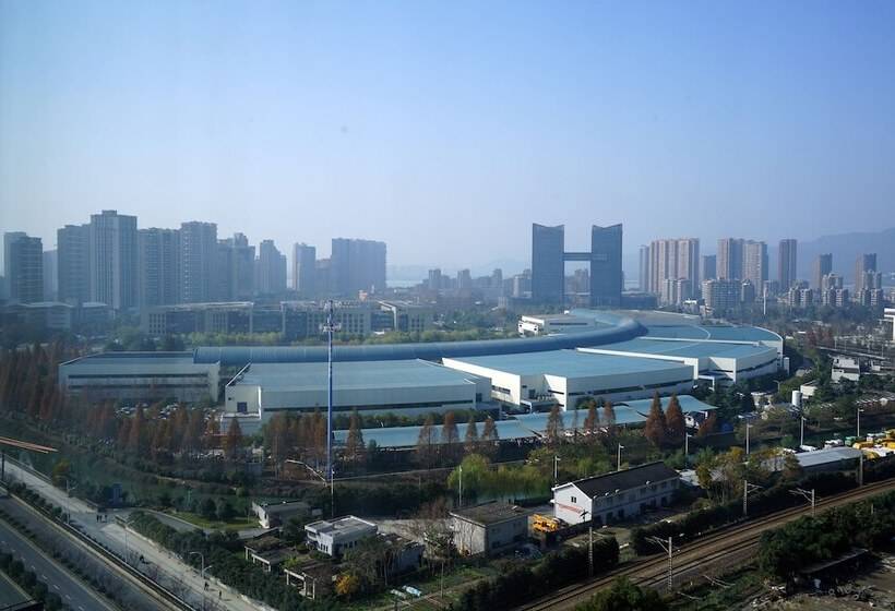 스탠다드 룸 더블 침대 2개, Four Points By Sheraton Hangzhou, Binjiang