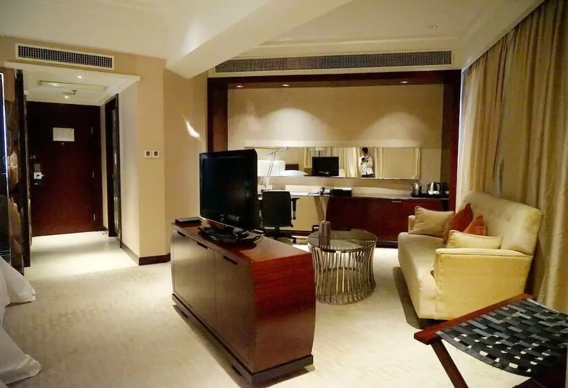 ２ダブルベッドのスタンダードルーム, Four Points By Sheraton Hangzhou, Binjiang